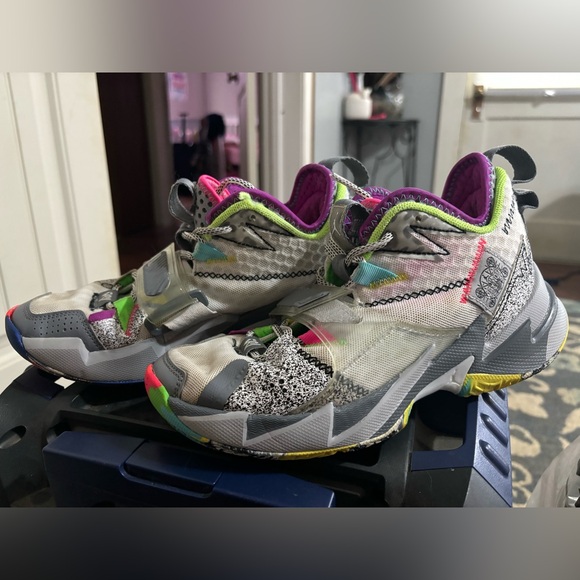 Jordan kids Why Not Zer0.3 BG Cool Grey 5.5 youth - Picture 2 of 6